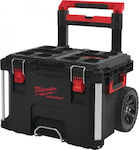 Milwaukee PackOut Tool Storage Plastic Wheeled Box W56xD41xH48cm 4932464078