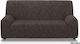 Mc Decor Waves Elastische Abdeckung für Vier-Sitzer-Sofa Black 230εκ. 1Stück MCL.EL.WAVES.TE-MAYRO
