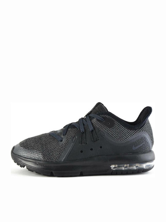 Nike Air Max Sequent Kids Running Shoes Black