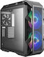 CoolerMaster MasterCase H500M Gaming Midi Tower Κουτί Υπολογιστή με Πλαϊνό Παράθυρο και RGB Φωτισμό Μαύρο