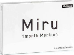 Menicon Miru 6 Μηνιαίοι Πολυεστιακοί Φακοί Επαφής Υδρογέλης