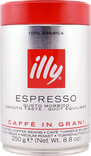 Illy Καφές Espresso Arabica Classico σε Κόκκους σε Κουτί 250gr