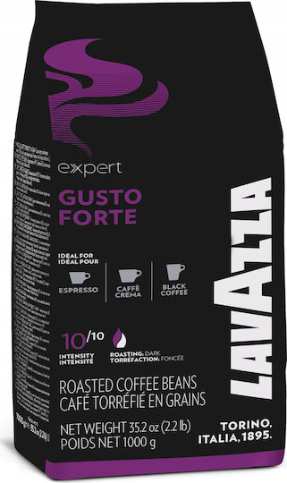 Lavazza Кафе Еспресо Gusto Forte Classic на Зърна 1kg