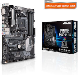 Asus Prime B450-Plus Motherboard ATX με AMD AM4 Socket