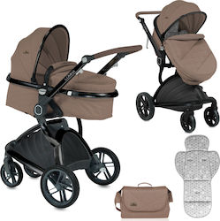 Lorelli Lumina 2 in 1 Adjustable 2 in 1 Baby Stroller Suitable for Newborn Tabac Brown 12kg 10021211863