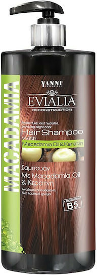 Yanni Extensions Macadamia Σαμπουάν Αναδόμησης/Θρέψης & Ενυδάτωσης για Όλους τους Τύπους Μαλλιών 500ml
