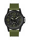 CAT Groovy Watch Battery with Green Rubber Strap