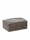 Inart Cutie Decorativă Lemn Cafea 15x10x6cm