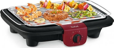 Tefal BBQ Easygrill Tabletop 2300W Electric Grill with Adjustable Thermostat 37cmx23.5cmcm