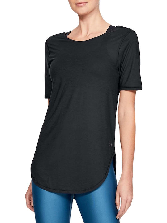 Under Armour Breathe Damen Sportlich T-shirt Schwarz