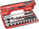 Facom Dbox Set Ratchet 1\2" 21pcs SL.DBOX1PB