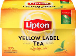 Lipton Negru Ceai Yellow Label 20 Pungi 30gr 1buc