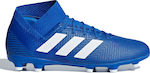 Adidas Nemeziz 18.3 FG Ψηλά Ποδοσφαιρικά Παπούτσια με Τάπες Μπλε
