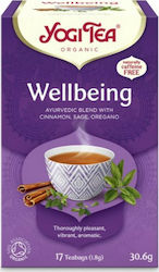 Yogi Tea Черно Чай Органичен продукт Wellbeing 17 Чанти 520.2гр 1бр