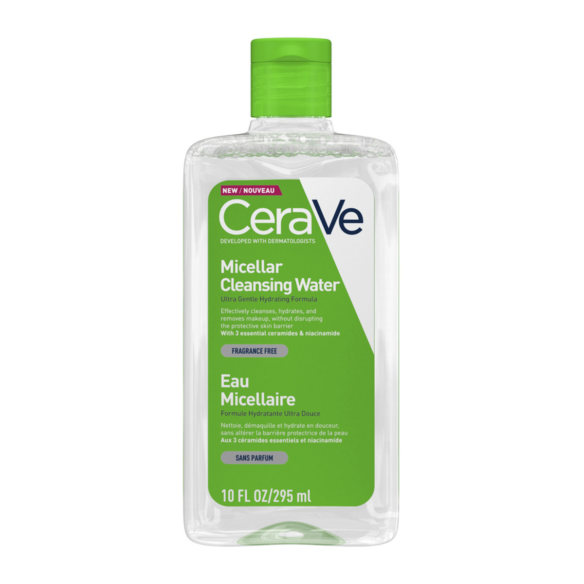 CeraVe Hydrating Micellar Water Αφαίρεσης Μακιγιάζ Προσώπου & Ματιών 295ml