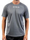 Givova MAC01 Dark Grey Αθλητικό Ανδρικό T-shirt Dark Grey με Λογότυπο
