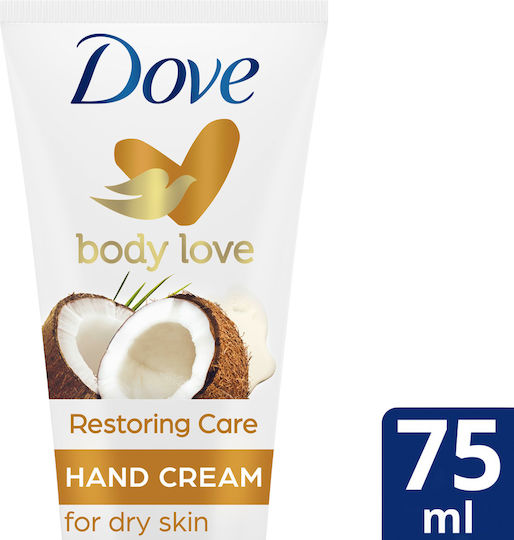 Dove Nourishing Secrets Αναπλαστική Κρέμα για Σκασμένα Χέρια Coconut Oil & Almond Milk Restoring Ritual 75ml