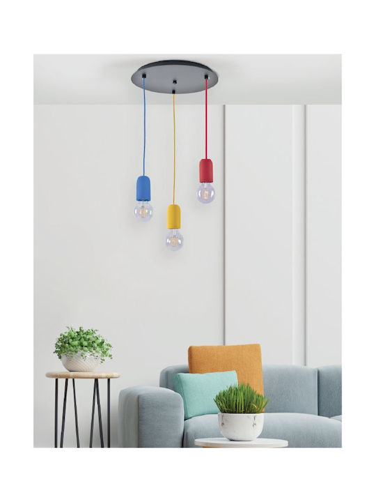 Home Lighting Iris SE 149 Pendant Light Gray wi...