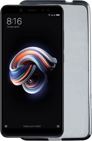Volte-Tel Slimcolor Air Back Cover Σιλικόνης Γκρι (Redmi Note 5)