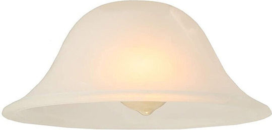 Home Lighting Lia Pendant Light White Bell with Socket E27 37x37x120cm