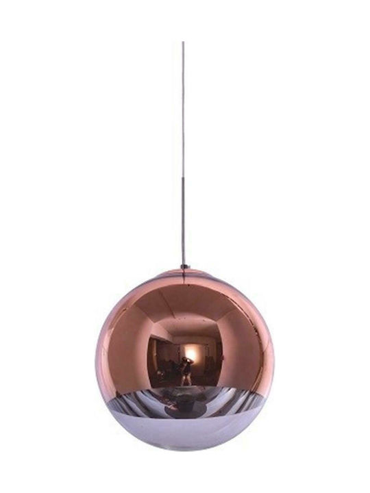 Home Lighting Alessia Μοντέρνο Κρεμαστό Φωτιστικό Μονόφωτο Μπάλα με Ντουί E27 σε Χάλκινο Χρώμα