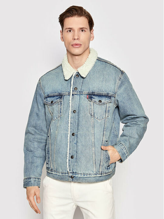 Levi's Type 3 Sherpa Trucker Деним Зимно Мъжко ...