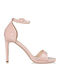 Envie Shoes Γυναικεία Πέδιλα από Λουστρίνι με Λεπτό Ψηλό Τακούνι σε Ροζ Χρώμα