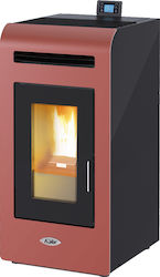 Kalor Denia 14 Pellet Stove 13.2kW Bordeaux Kalor Denia 14 Pellet Stove 13.2kW Bordeaux