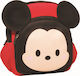 Gim Tsum Tsum Mickey Σχολική Τσάντα Πλάτης Νηπιαγωγείου σε Κόκκινο χρώμα 12lt