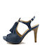 Suede Πέδιλα Navy Μπλε