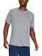 Under Armour Tech Men's Athletic T-shirt Short Sleeve Gray