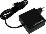 Lcpower USB-C Universal Φορτιστής Laptop 65W 20.3V 3.25A με Αντάπτορα Τροφοδοσίας