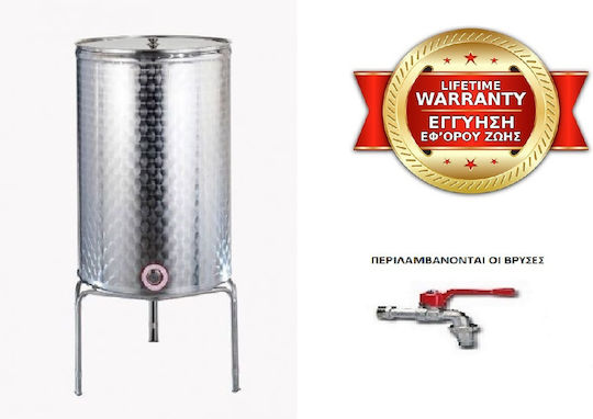 Sansone Δοχείο Inox Ανοικτού Τύπου Κωνικό 150lt 125.116