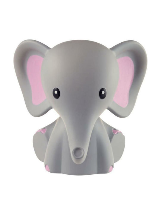 Homedics LED Kinder Dekorative Lampe Elephant Gray