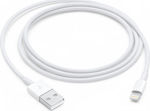 Apple USB-A to Lightning Cable Λευκό 1m (MQUE2ZM/A)