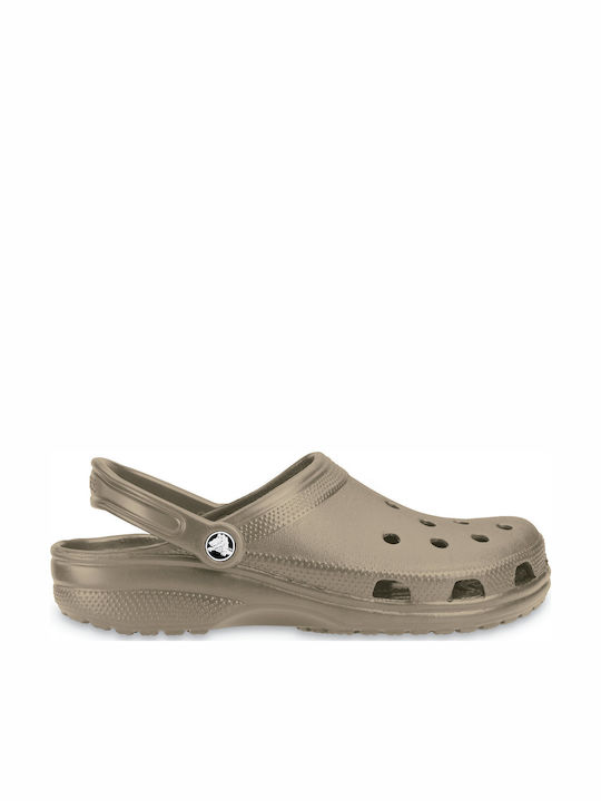 Crocs 10001 Classic Ανατομικά Σαμπό Μπεζ