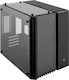Corsair Crystal Series 280X Gaming Midi Tower Κουτί Υπολογιστή με Πλαϊνό Παράθυρο Μαύρο