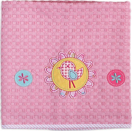 Nef-Nef Homeware Κουβέρτα Αγκαλιάς & Λίκνου Bird 80x110εκ.