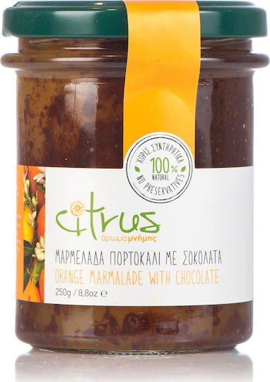 Citrus Handgemachte Orangenmarmelade mit Schokolade 250g