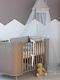 IRA Baby Crib Nest Brown for Mattress 70x140cm