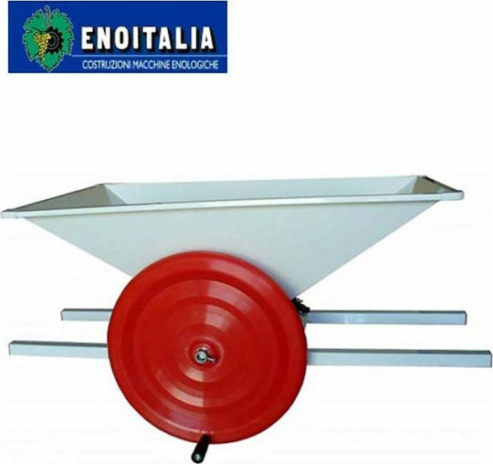 EnoItalia Eno 1 Ръчен Гроздоберачка и дробилка за грозде с помпа за производство до 700 кг/ч
