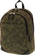 Deck 9 Suede School Bag Backpack Junior High-High School Brown with Water Bottle Holder 25Liters