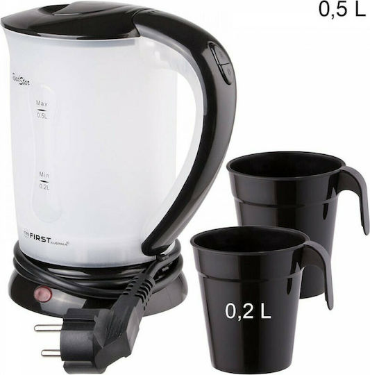First Austria Βραστήρας Ταξιδίου 500ml 700W Μαύρος