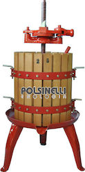 Polsinelli TL25 Σταφυλοπιεστήριο Χειροκίνητο 20lt TOP0021 Polsinelli TL25 Σταφυλοπιεστήριο Χειροκίνητο 20lt TOP0021