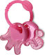 Cangaroo Μασητική Κουδουνίστρα Οδοντοφυΐας "Ροζ Octopus" με Νερό από Σιλικόνη για 3 m+