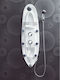 Sanitec A-807 Shower Column with Hydromassage 120cm White