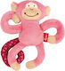 Sigikid Tierchen Entdeckungsspiel Rosa Affe aus Stoff für 0++ Monate