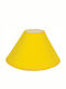VK Lighting Konisch Lampenschirm Gelb mit Durchmesser 35cm