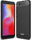 Hurtel Carbon Fiber Back Cover Μαύρο (Xiaomi Redmi 6a)