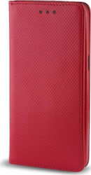 Senso Smart Magnet Synthetic Leather Book Red (Galaxy J4)